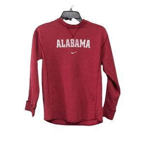 Nike Youth Alabama Crimson Tide Thermal Sweatshirt GUC M